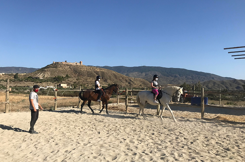 Aprende a montar a caballo en Rancho Malcamino´s.