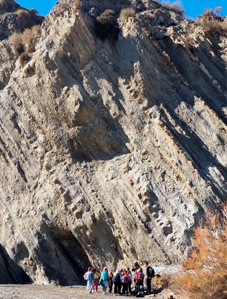 Rutas de senderismo por el Desierto de Tabernas para colegios. 3 senderismoparacolegios